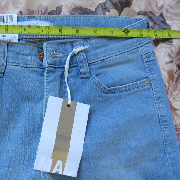Mac Women Jeans, Blue, waist 27in, inseam 27in, cotton, Skinny - Picture 9 of 9